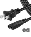 Pro Grade 6 Ft 2 Prong AC Power Cord For Sewing Machines 18 AWG 125V UL Listed Compatible With Brother Singer White Bernina Baby Lock Viking Pfaff