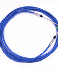 Coiled blue Outboard Remote Control Cable 33C Throttle Shift, 17ft 5.18m For Yamaha Tohatsu Boat Motor Steering System