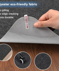 Close-up of 55X35 Inches Anti Slip Chair Mat For Hardwood Floors Under Desk, large floor protector showing anti-slip backing.
