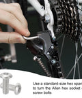 Rock Solid Top Shelf 100 Pack M3 X 0.5mm Pitch 10mm Length 304 Stainless Steel Button Head Socket Cap Screws with hex spanner tool in use.