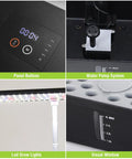 Indoor Hydroponics Garden System With 52 Pods, Smart Led Grow Light, control panel, water pump, visual window