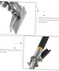 Heavy Duty Hand Seamer Pliers For Metal Bending And Sheet Flattening With Tight Clamp Technology close-up of locking handles