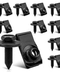 Heavy Duty Body Bolts And U Nuts Kit M8-1.25 For GM Ford Chevy Buick Chrysler Cadillac Cars And Trucks Bumper Fender Clips