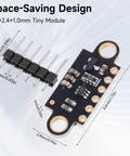5 Pack Lidar Sensor 2m Range High Precision ToF Distance Module With I2C Interface black module with small components