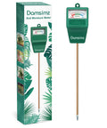 Must Have Soil Moisture Meter For Plants And Garden Nerds Easy To Read Plant Water Meter Soil Tester For Home Pots Bright Color Scale And Large Tick Marks For Quick Readouts Accurate Moisture Level To Prevent Overwatering. Green soil moisture meter with 7.7-inch probe and box packaging