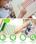 Child using Montessori Math Board For Multiplication And Division Hands On STEM Wooden Educational Toy in classroom