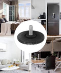 Non Slip Rubber Feet Floor Protectors For Tables And Furniture, Heavy Duty Durable Table Leg Caps With Secure Screw Install