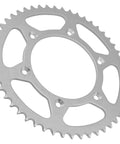 Steel rear sprocket from Red Drive Chain And Sprocket Kit For Honda CRF250R 2004 To 2010 with Master Link and Rivet Link, 51 teeth.