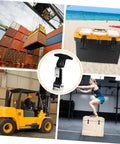 Stainless Steel T Handle Latches With Rubber Grip, Heavy Duty Tool Box And Truck Hood Latch, shown with containers and tools