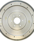 Premium Clutch Flywheel Built Tough As Nails For 1967 Through 1977 Ford And Mercury Models Paired With 6.4 Liter V8 Motor And Manual Transmission, top view showing alignment holes.