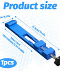 Adjustable Base Guide For Circular Saws, blue precision guide rail, 31.5cm x 4cm with inner card 150-230mm, one piece