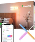 Lines Smart LED Wall Light Bar Kit With Music Sync And Screen Sync 16M Colors WiFi Control Works With Alexa And Google Assistant