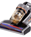 Beast Mode Graphene Heated Mattress Vacuum With Ultra Violet Light And Dust Sensor For Beds And Couches 550W Corded Handheld Bed Cleaner close-up design.