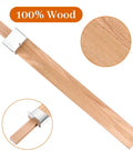 Heavy Lifter Solid Wood Drawer Slides 16 Inch Bottom Center Mount Replacement Kit with iron sleeve and wooden glider