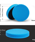 5 Inch Buffing Polishing Pads Kit With Six Pcs Sponge And Wool Pads For A 5 Inch Backing Plate Detailing Polisher Blue Sponge Pad