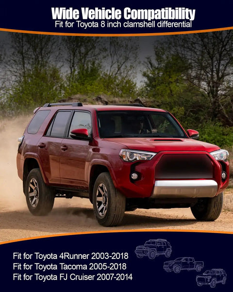 Heavy Duty Bearing Puller Seal Kit For Toyota 8 Inch Clamshell Front CV Axle Fits 4Runner, Tacoma, FJ Cruiser off-road vehicle