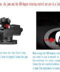 Do It All Clamp On Vise For Bench Or Table Use With Quick Adjustment And 360 Degree Rotation 3.3 Inch Jaw Black