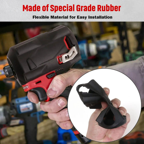 Protective Boot For M12 FUEL Stubby Impact Driver And Three Eighths Inch And One Half Inch Stubby Wrenches Built Tough Easy On Off Fit