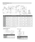 CHUNYE SGMJV 400W servo motor dimensional drawing; front and side views with external mm dimensions and mounting details.