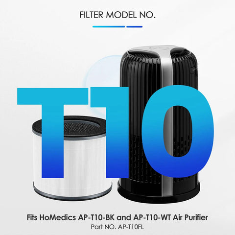 Replacement HEPA Filter For TotalClean 5 In 1 Air Purifier AP T10 BK WT Easy Install 2 Pack Premium Quality filtration system