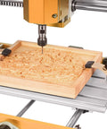 Press Plate Clamp For CNC Router T Track Hold Down System Compact 45mm Clamping Range 6063 Aluminum Alloy Quick Tightening Knob Easy Setup Rock Solid Workholding For Woodworking Projects 2 Pack securing wood on CNC router bed