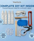 10 Ft Fast Set Concrete Crack Repair Kit With Polyurethane Injection System For Foundation And Basement Walls contents displayed