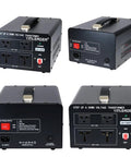 Beefy 3000 Watt Voltage Converter Transformer 110V To 220V or 220V To 110V multi-angle views, with US plug