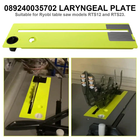 Throat Plate 089240035702 Fits RTS12 RTS23 Table Saw Replacement Part Dado Throat Plate For Precise Cuts Easy Install Durable Steel
