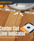 Real Deal Router Guide Rail Adapter For DeWalt DWP611 And DCW600B Fixed Base Trim Routers Compatible With Makita Festool showing precise cut setup.