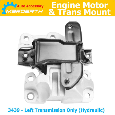 Set Of 3 Engine Motor And Transmission Mount Replacement For Explorer 2011 2012 2013 2014 2015 3.5L Naturally Aspirated Engine With Automatic Transmission Without Turbo Durable Direct Fit Replacement Mounts For Smooth Vibration Control And Quiet Ride left hydraulic transmission mount