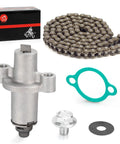 Beefed Up Cam Timing Chain And Tensioner With Gasket Compatible With Timberwolf 250 YFB250 MOTO4 ATVs for engine maintenance