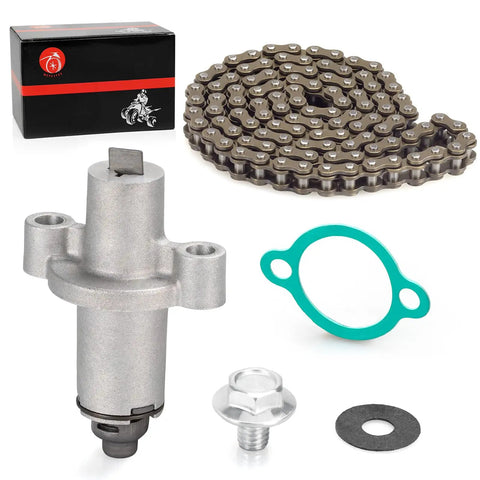 Beefed Up Cam Timing Chain And Tensioner With Gasket Compatible With Timberwolf 250 YFB250 MOTO4 ATVs for engine maintenance