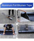 Heavy Duty Self Sealing Asphalt Repair Tape With Aluminum Foil Roof Protector Roll for Gutters and Surface Cracks waterproof use