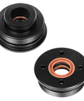 Replacement Tilt Cap Gland With Seals For V6 3.3L End Cap Tilt Cylinder 2 pack shown in durable black marine-grade aluminum