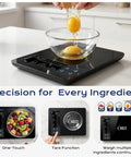 Food Scale With Nutritional Calculator For Tracking 30 Plus Nutrients Calories And Macros Bluetooth Kitchen Scale with egg