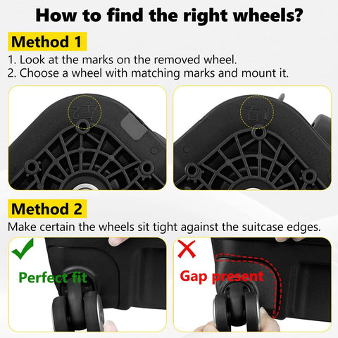 How to find the right wheels for Heavy Duty Luggage Wheels Replacement Set Built Hella Tough for a Sweet Smooth Roll.