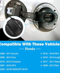 Honda Gas Cap Replacement For 2006 2020 Models Accord Civic CR-V Fit HR-V Insight Odyssey Pilot Crosstour Replaces 17670-T3W-A01