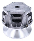 Diesel Drive Clutch For Club Car XRT 1500 And XRT 1550 Part 103828101 Replacement, Heavy Duty Beefed Up Performance Upgrade, Fits Club Car Utility Golf Carts, Includes One Clutch, 6 Month Warranty, silver metal clutch