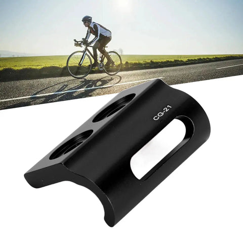Front Derailleur Hanger Hook With Mounting Screws For Road Bikes Aluminum Alloy Derailleur Mount Adapter Black CNC Machined