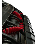 Close-up of the brush bristles and underside of a Central Vacuum Electric Brush with Four Position Height Adjustment.