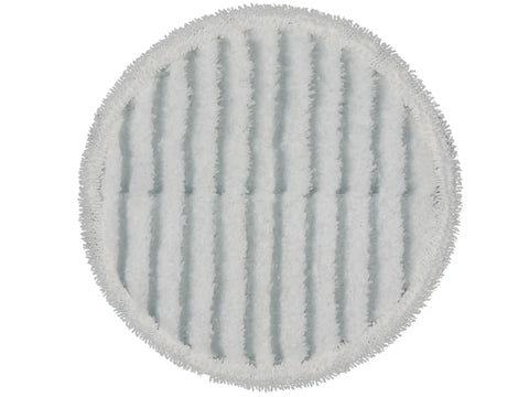 Replacement Pads for Bissell Spin Wave Hard Floor Cleaner Mop 2039 Series 2307 2315A, 6 Pack Featuring 4 Soft Microfiber Pads and 2 Scrubby Pads, Reusable, Machine Washable, Top Notch Cleaning Power microfiber pad close-up