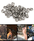 Stainless Steel Wire Thread Insert Kit For Screw Hole Repair, 50 Pcs SUS304 Bushing Inserts, Thread Saver For Auto, Marine, Aviation And Electronics, Quick Fix For Damaged Female Threads, Beefed Up Durable Repair Kit For Loose Holes, SUS304 inserts