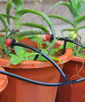1/4 inch universal barbed tee fittings for drip irrigation systems in garden pots