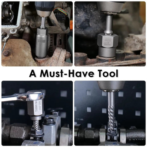 Ultimate 65 Piece Bolt Extractor Kit For Damaged Bolts And Nuts With Left Hand Drill Bits And Three Eighths Inch Drive For Easy Out Screws