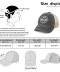 Everyday Dope Uncle Club Hat For Women Like A Dad But Cooler EST 2026 Golf Trucker Cap size chart and measurements