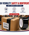 Tough As Nails White Packing Tape That Holds Boxes Tight For Shipping Moving Or Warehouse Projects Real Deal Acrylic Adhesive on brown box.