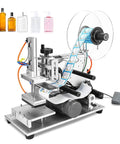 Premium Semi Automatic Labeler For Flat Bottles And Items Kicks Packing Speed Up While Handling Gold Silver Stickers On The Fly Delivers Forty Units Per Minute For A Bulletproof Daily Workflow And Serious Output with flat container examples.