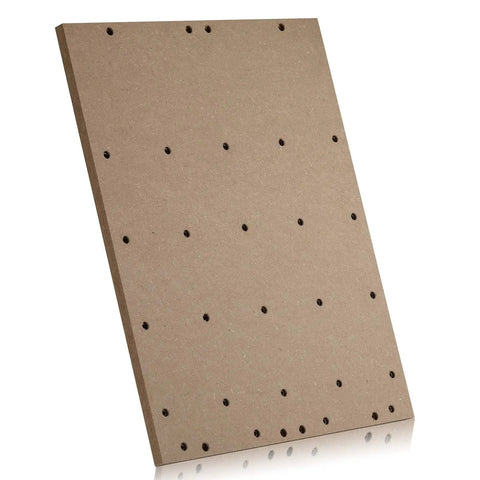Heavy Duty Mdf Spoilboard With Pre Installed Threaded Inserts For Proverxl 4030 Cnc Router showing holes for mounting, 20.2 x 15.7 x 0.6 inches.