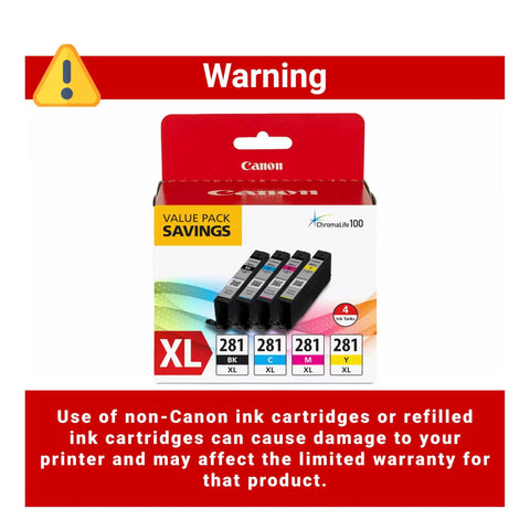 XL Four Color Dye Based Ink Value Pack Black Cyan Magenta Yellow For Compatible All In One Printers Including TR8520 TS9120 TS8120