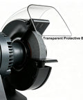 Mufaknp Dual Speed Power Bench Grinder For Metal Working And Sharpening Knives Drill Bits with protective baffle detail.